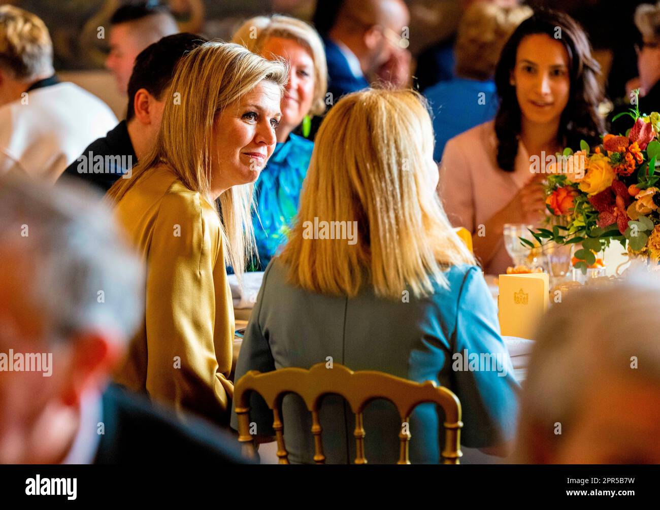 The Hague, Netherlands, April 27, 2023, Queen Maxima of The Netherlands ...