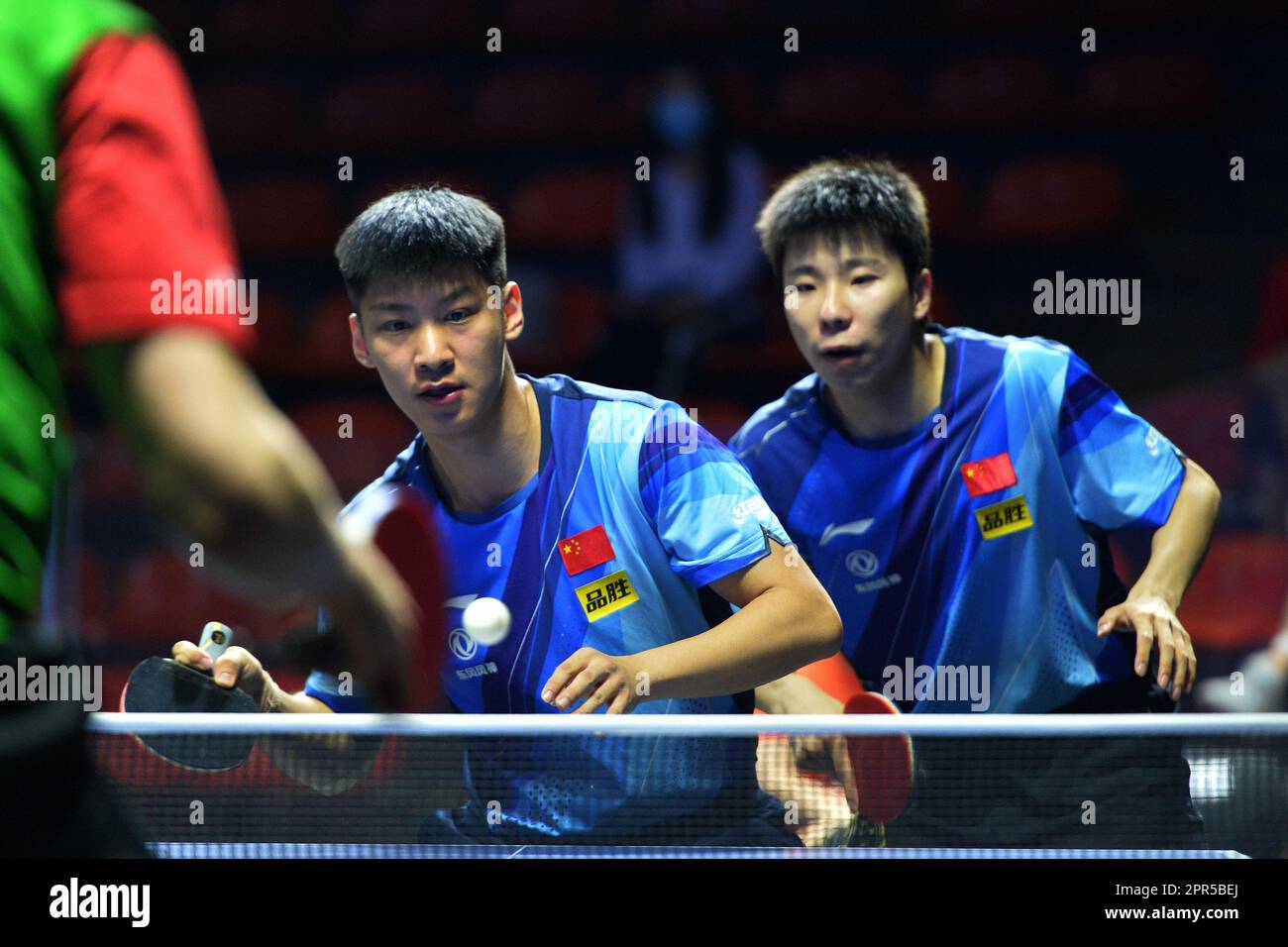 Bangkok, Thailand. 26th Apr, 2023. Xu Yingbin/Xue Fei (L) of China