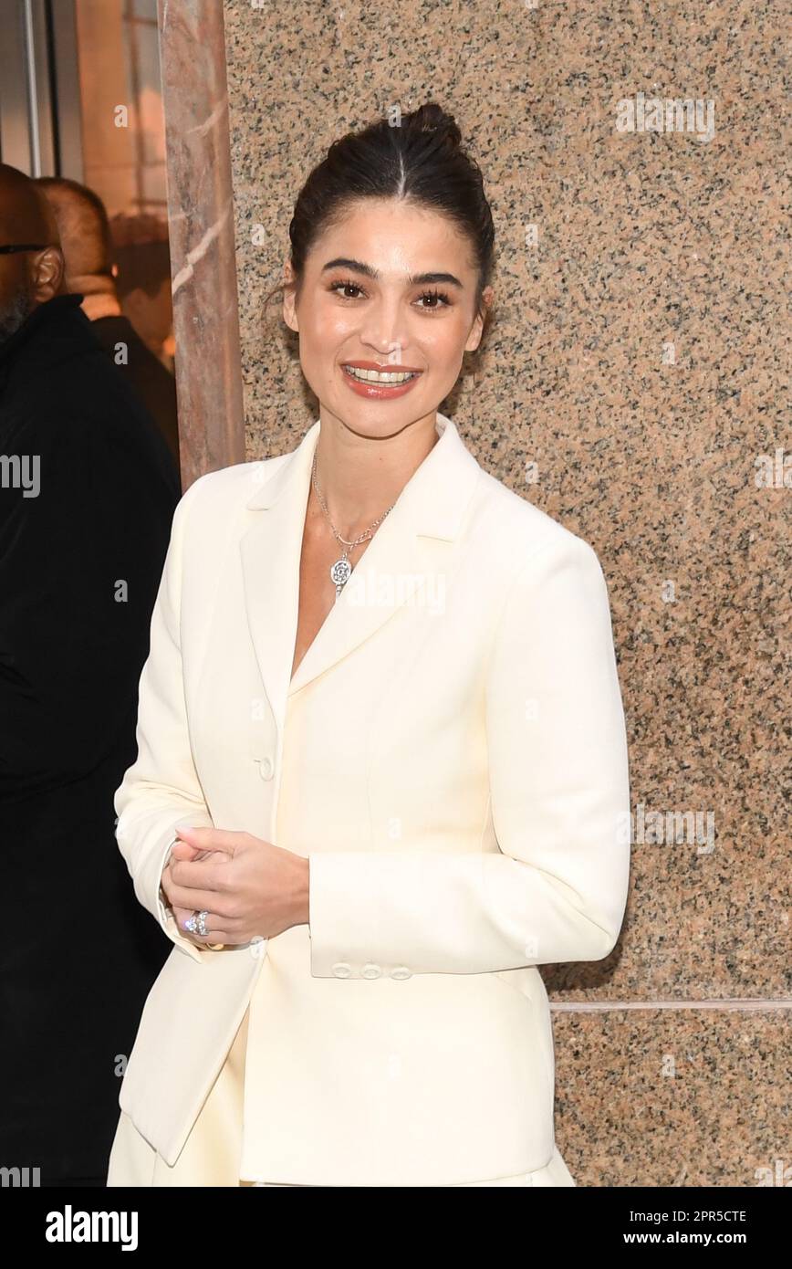 Anya Taylor-Joy walks the carpet as Tiffany & Co. celebrates the reopening  of their NYC flagship store 'The Landmark', New York, NY, Thursday April  27, 2023. (Photo by Anthony Behar/Sipa USA Stock