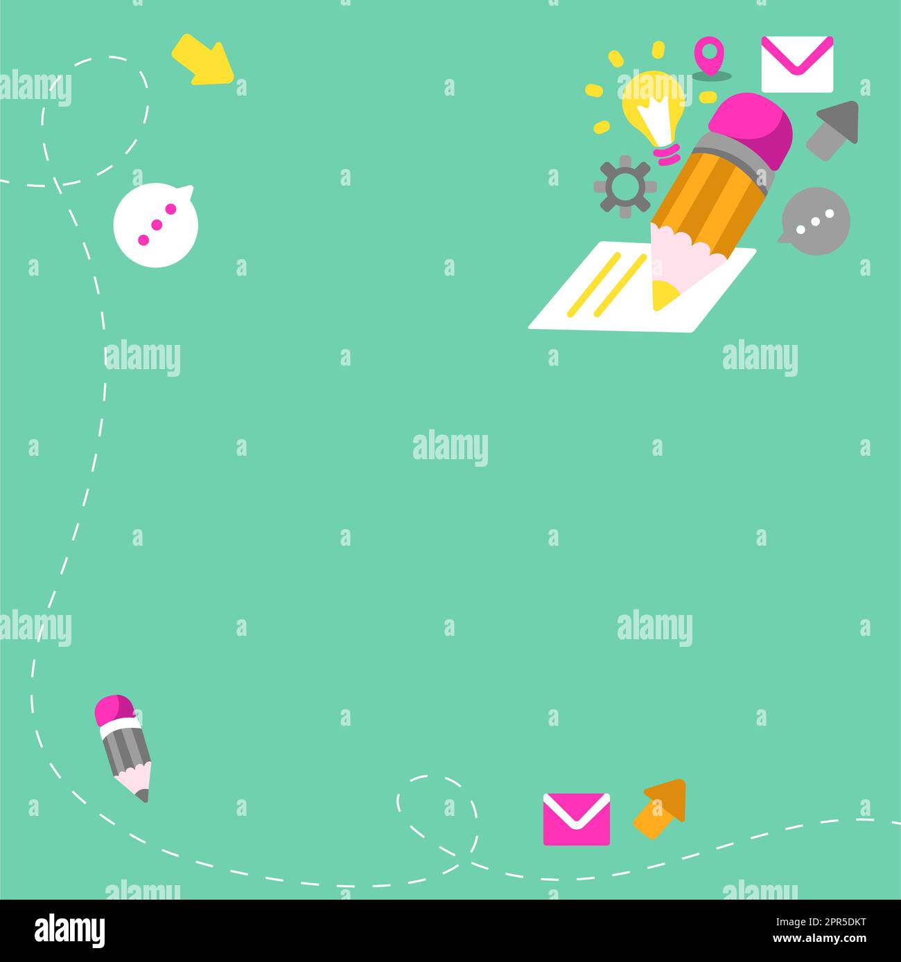 Writing On Paper With Pencil Current Ideas. Taking Notes From Recent ...