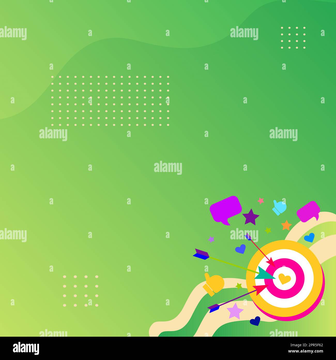 Presenting Message Hitting Target Concept, Abstract Announcing Goal