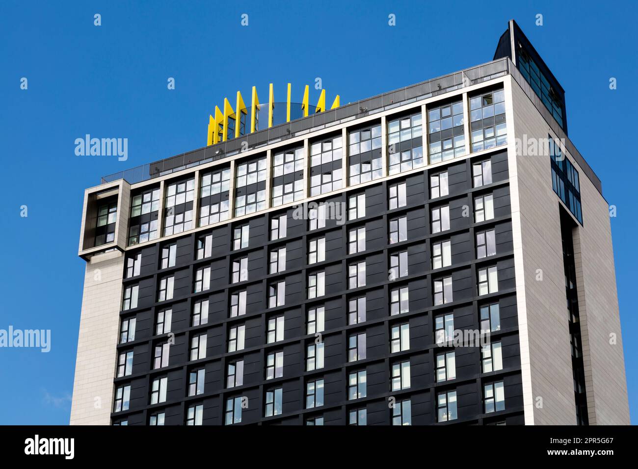 Novel Bridle Works student building, Cathedral Street, Glasgow, Scotland, UK