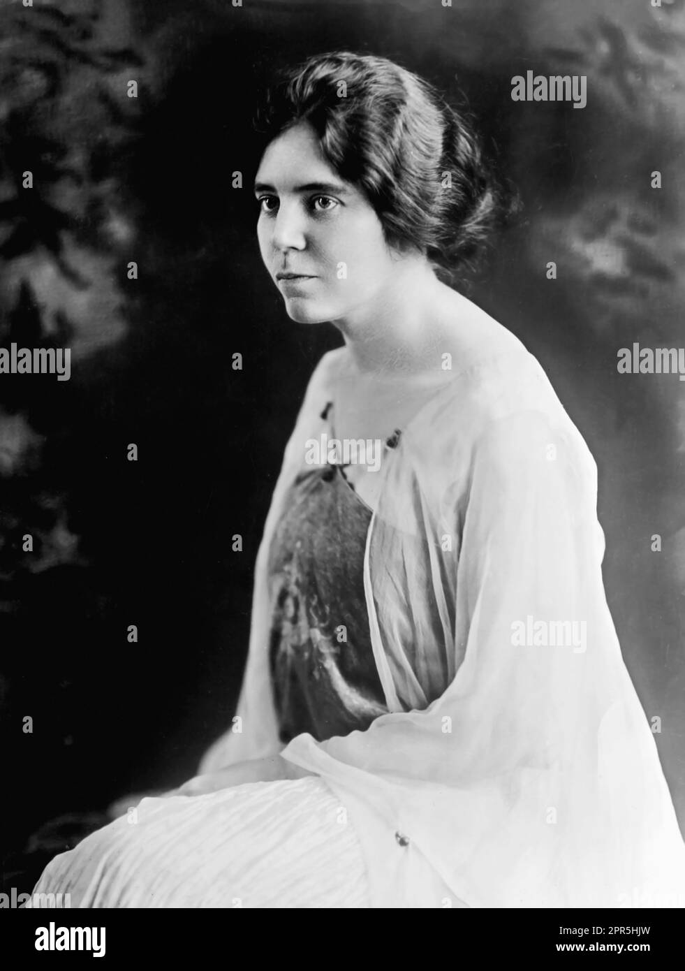 Alice Paul. Portrait of the American Quaker suffragist and women's rights activist, Alice Stokes Paul (1885-1977) by Bain News Service,  c. 1925 Stock Photo