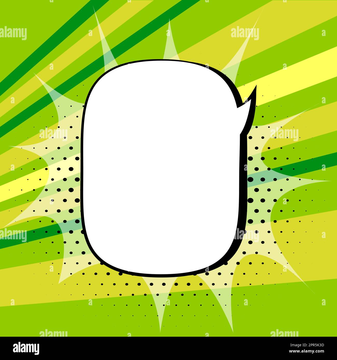 Comic Blank Speech Bubble With Copy Space And Colorful Doodles. Design ...