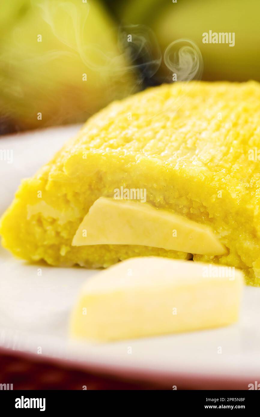 Homemade pissing   pamonha, Brazilian sweet made from homemade cheese with corn. Open pissing  ready for consumption. Concept of traditional Brazilian sweet, typical food  Stock Photo - Alamy