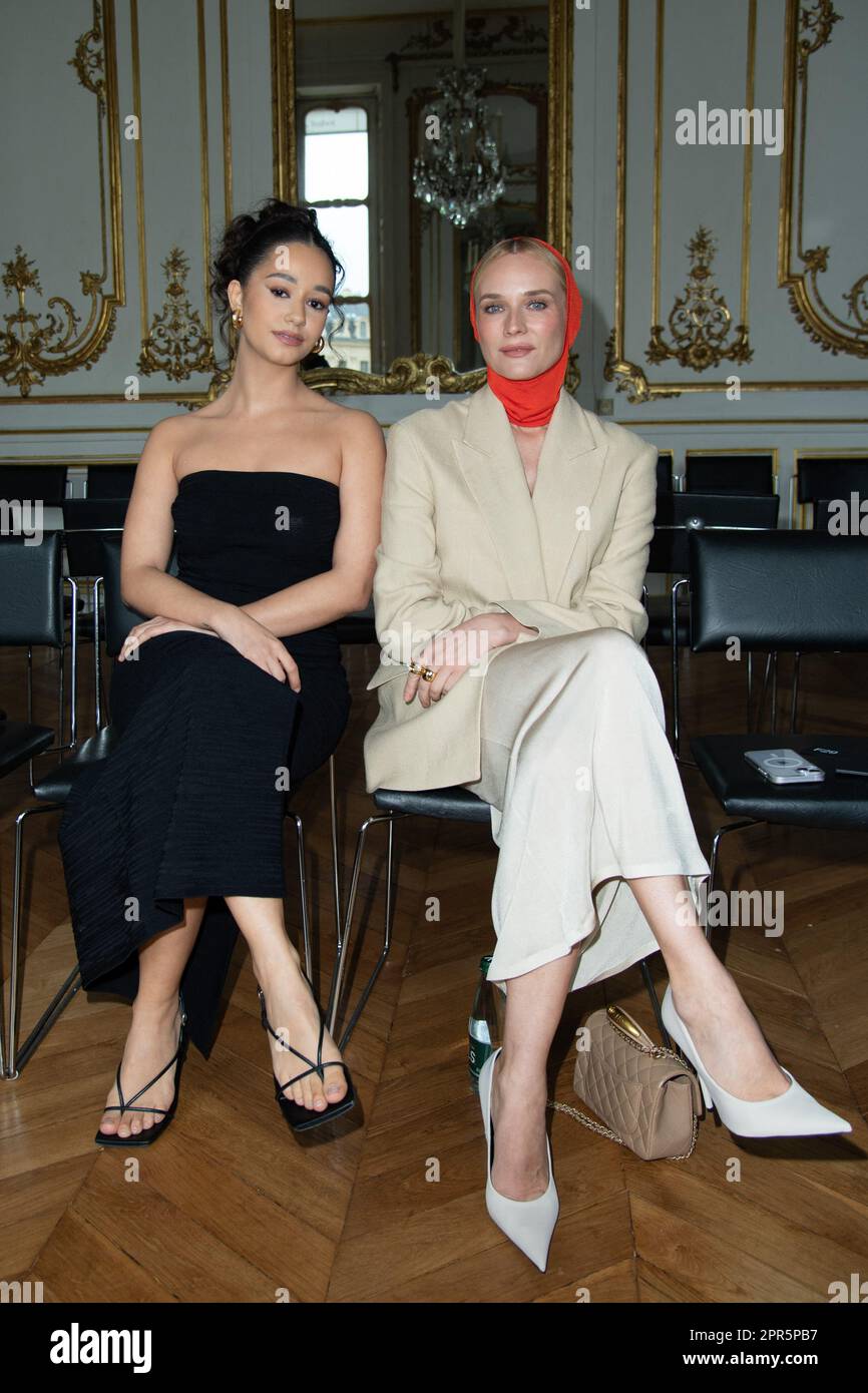 Paris, France. 26th Apr, 2023. Lena Mahfouf and Diane Kruger attending