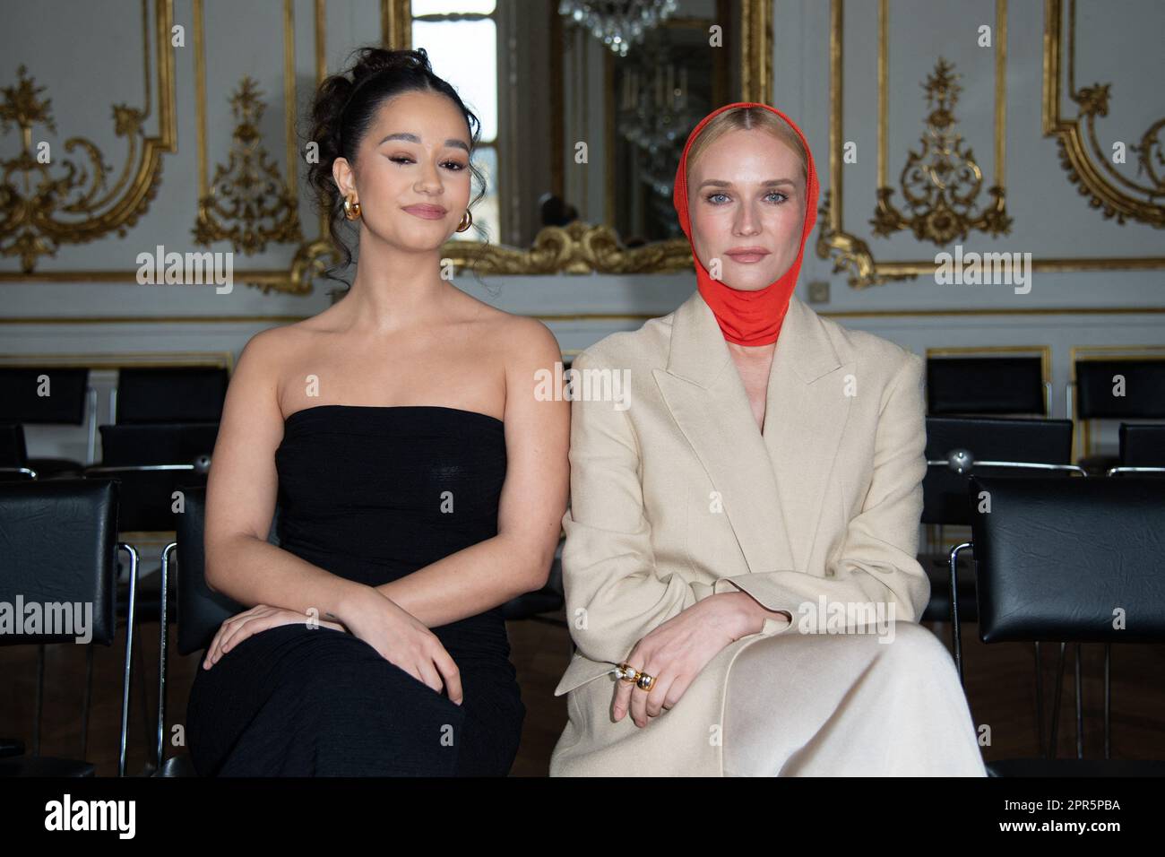 Paris, France. 26th Apr, 2023. Lena Mahfouf and Diane Kruger attending