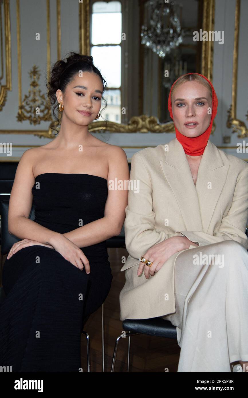 Paris, France. 26th Apr, 2023. Lena Mahfouf and Diane Kruger attending