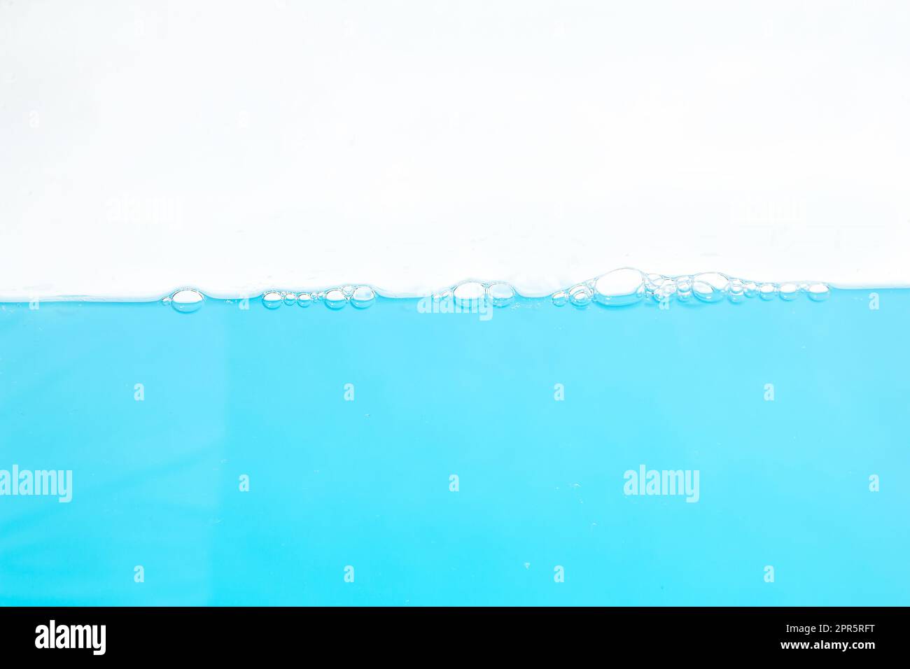 Water Surface Splash and bubbles . on white background Stock Photo - Alamy