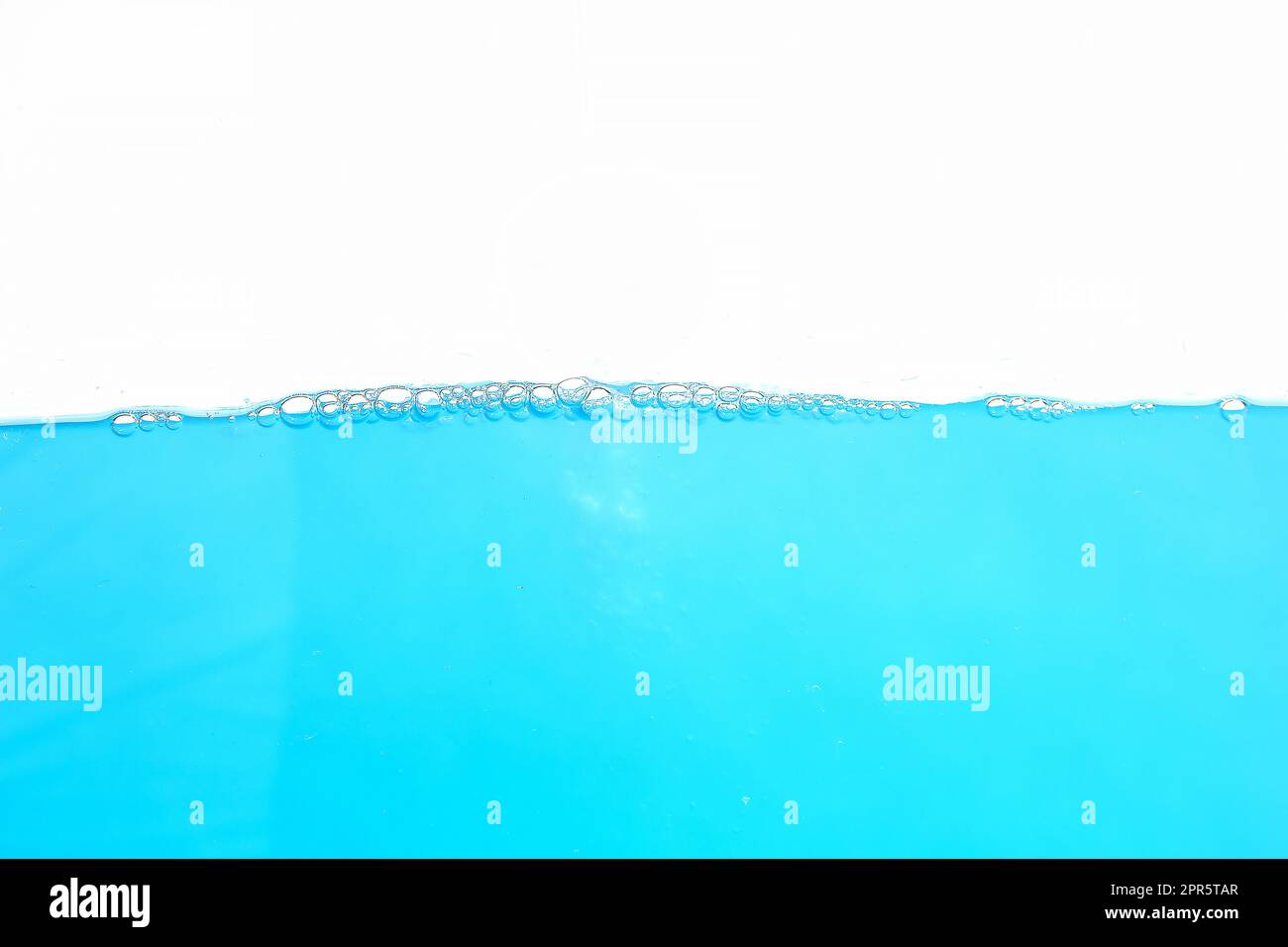 Water Surface Splash and bubbles . on white background Stock Photo - Alamy