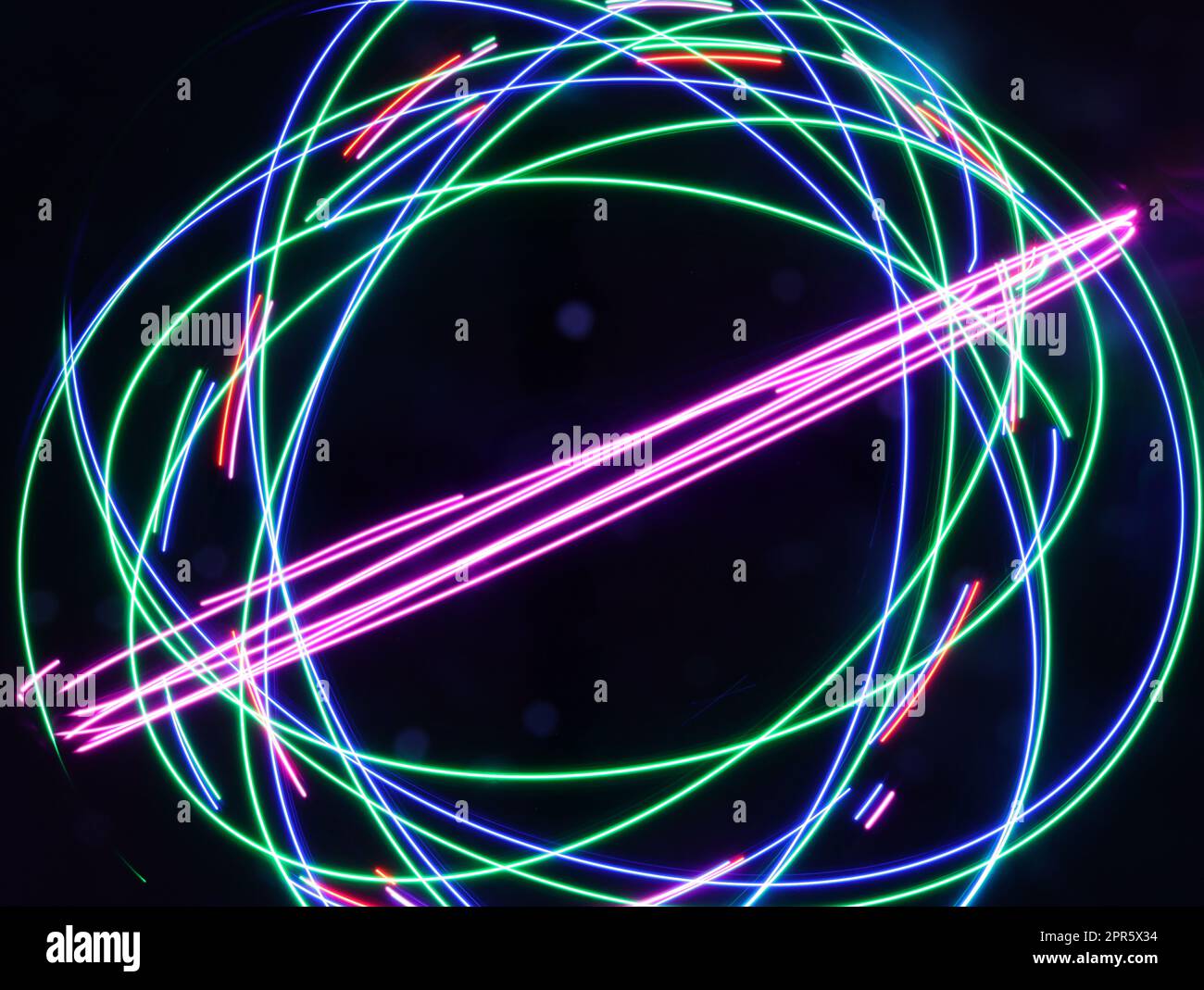 spectacular colored lights with geometric shapes special effects Stock ...