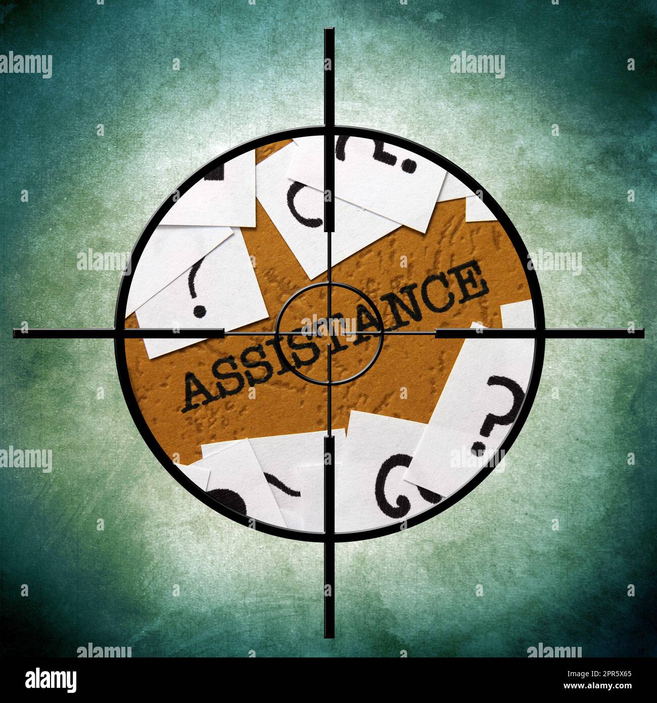 Assistance target Stock Photo