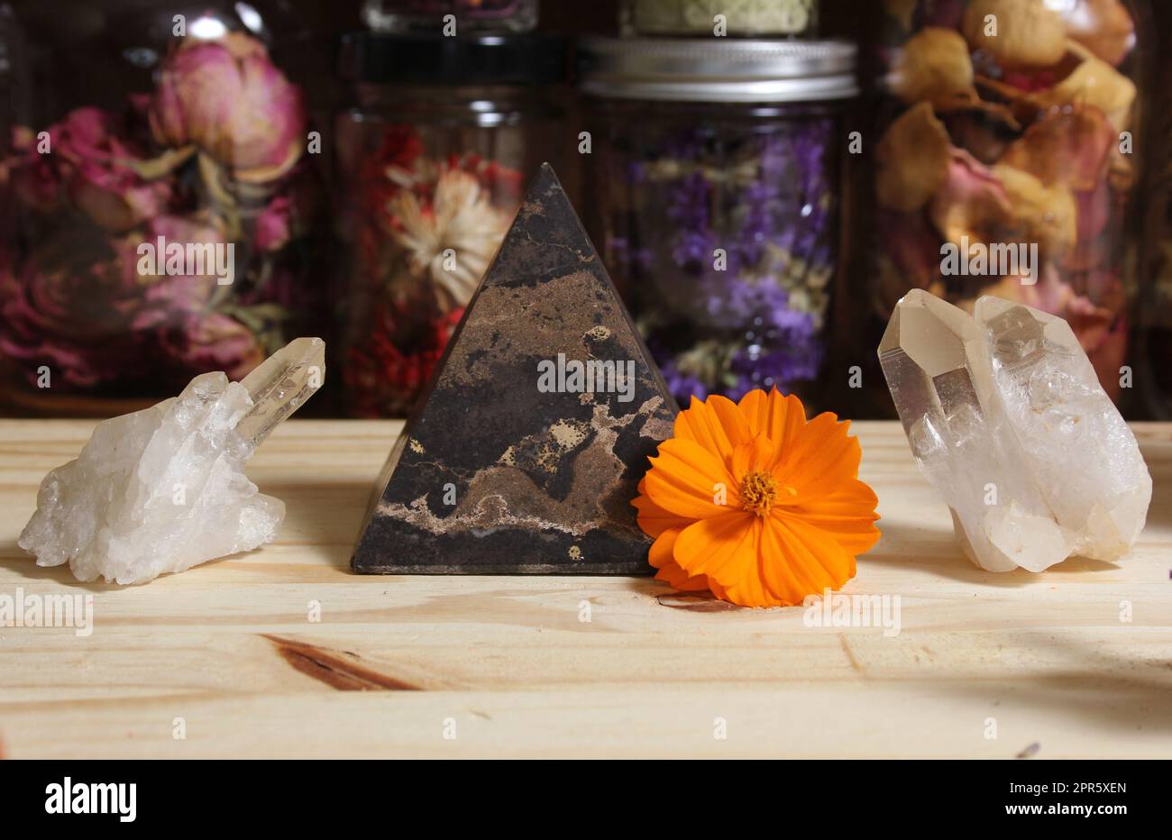 Crystal & Gemstone Orange Geode Quartz — Rainbow Mineral Cluster Meditation Rock Decor