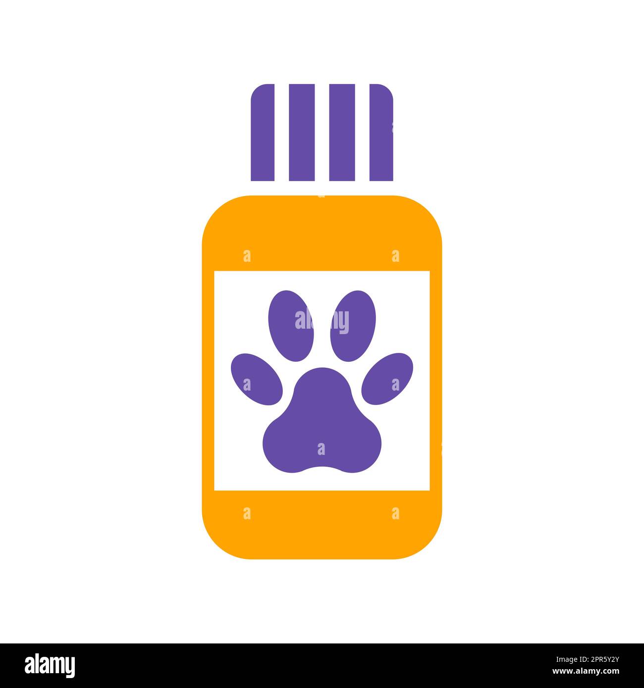 Pet shampoo vector icon. Pet animal sign. Graph symbol for pet and veterinary web site and apps design, logo, app, UI Stock Photo