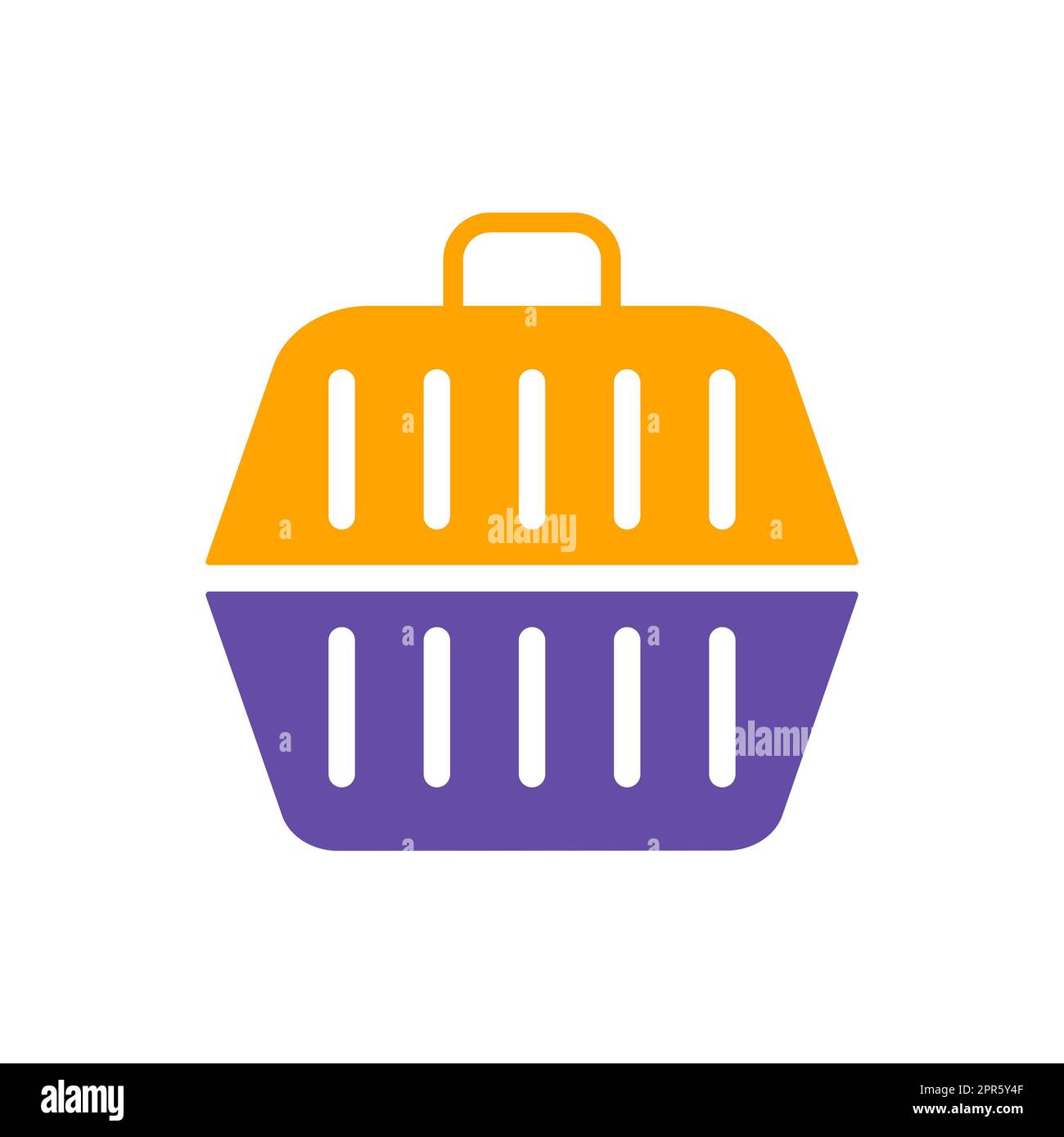 Pet carrier vector icon. Pet animal sign. Graph symbol for pet and veterinary web site and apps design, logo, app, UI Stock Photo