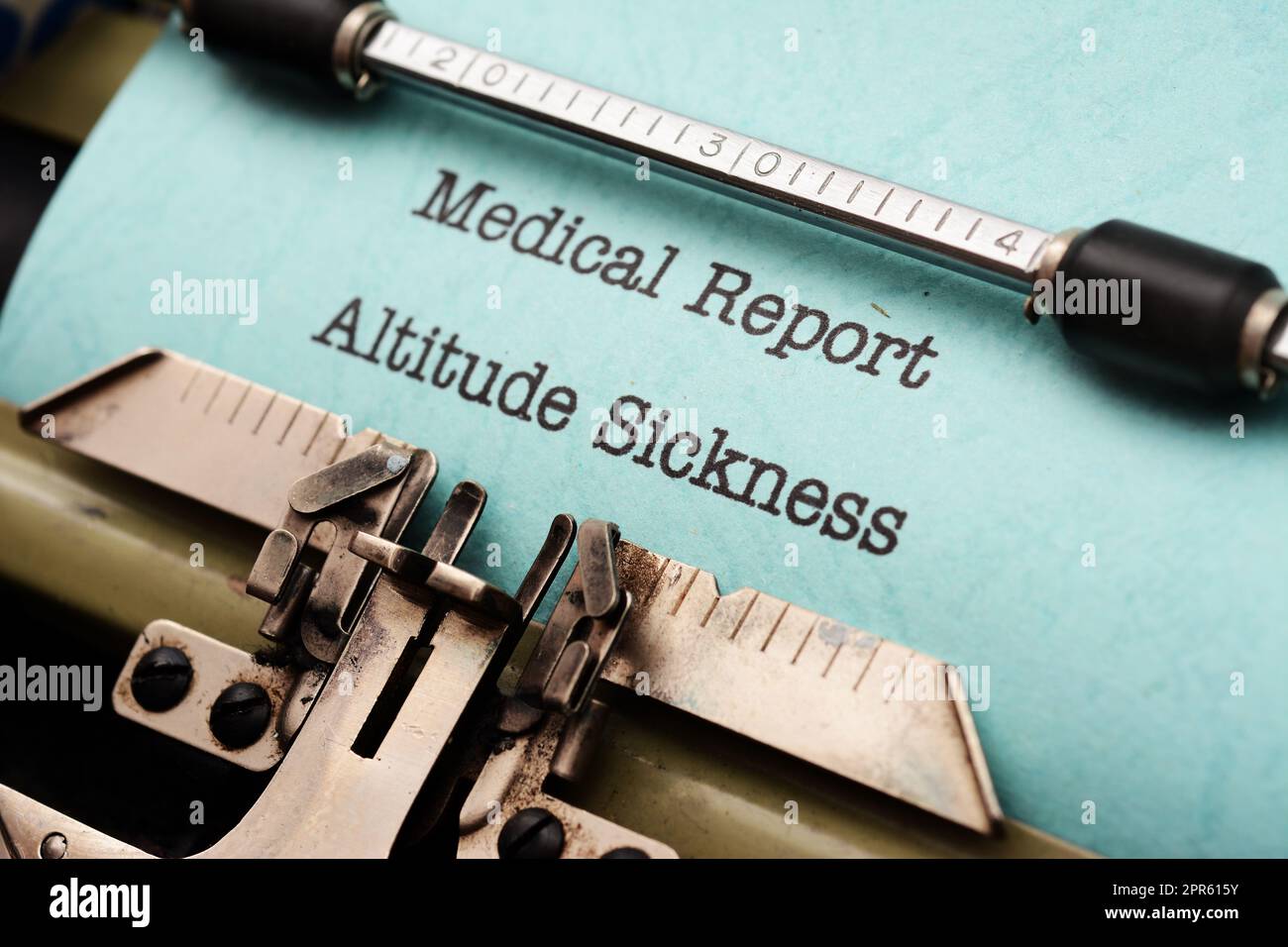 Altitude sickness Stock Photo