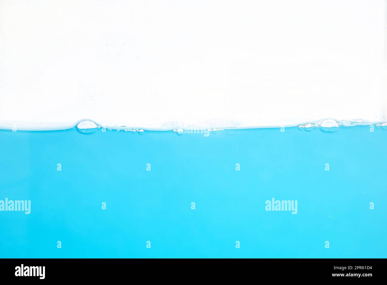 Water Surface Splash and bubbles . on white background Stock Photo - Alamy