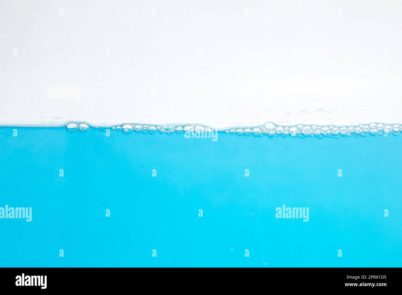 Water Surface Splash and bubbles . on white background Stock Photo - Alamy