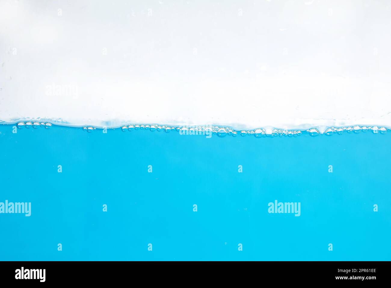 Water Surface Splash and bubbles . on white background Stock Photo - Alamy
