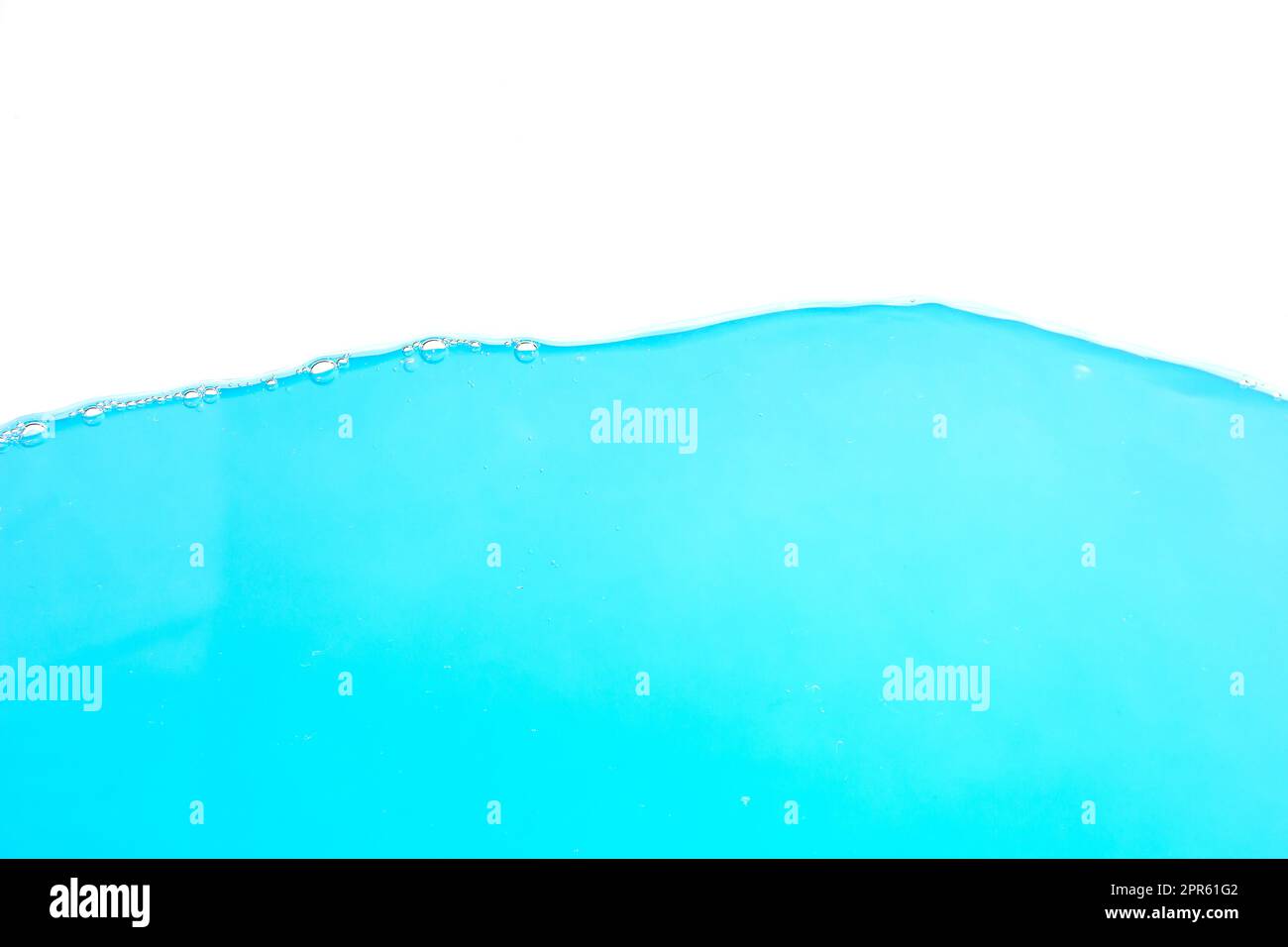 Water Surface Splash and bubbles . on white background Stock Photo Alamy