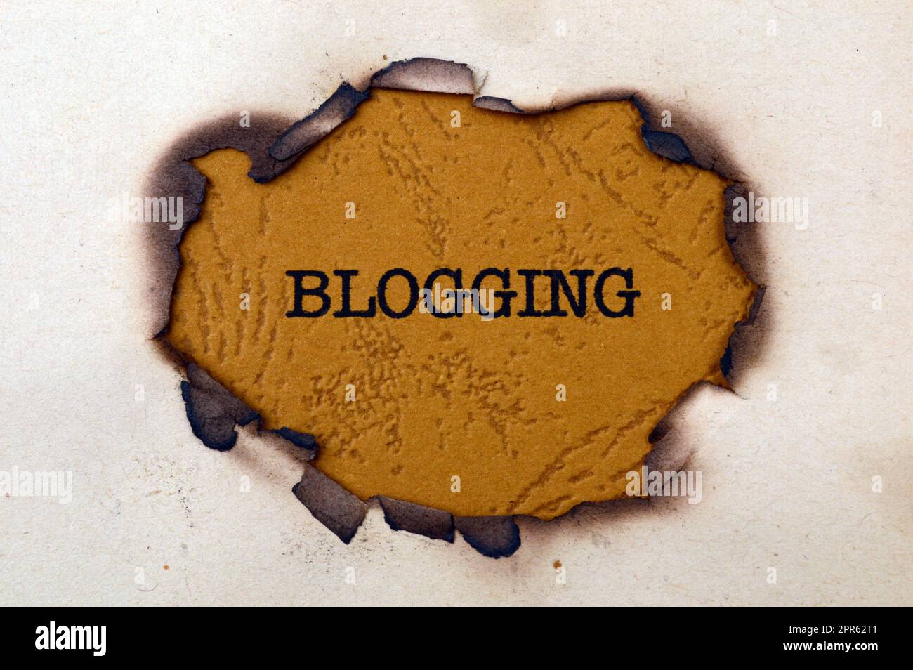 Blogging Stock Photo
