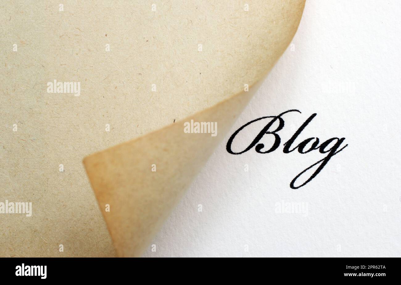 Blog layout hi-res stock photography and images - Alamy