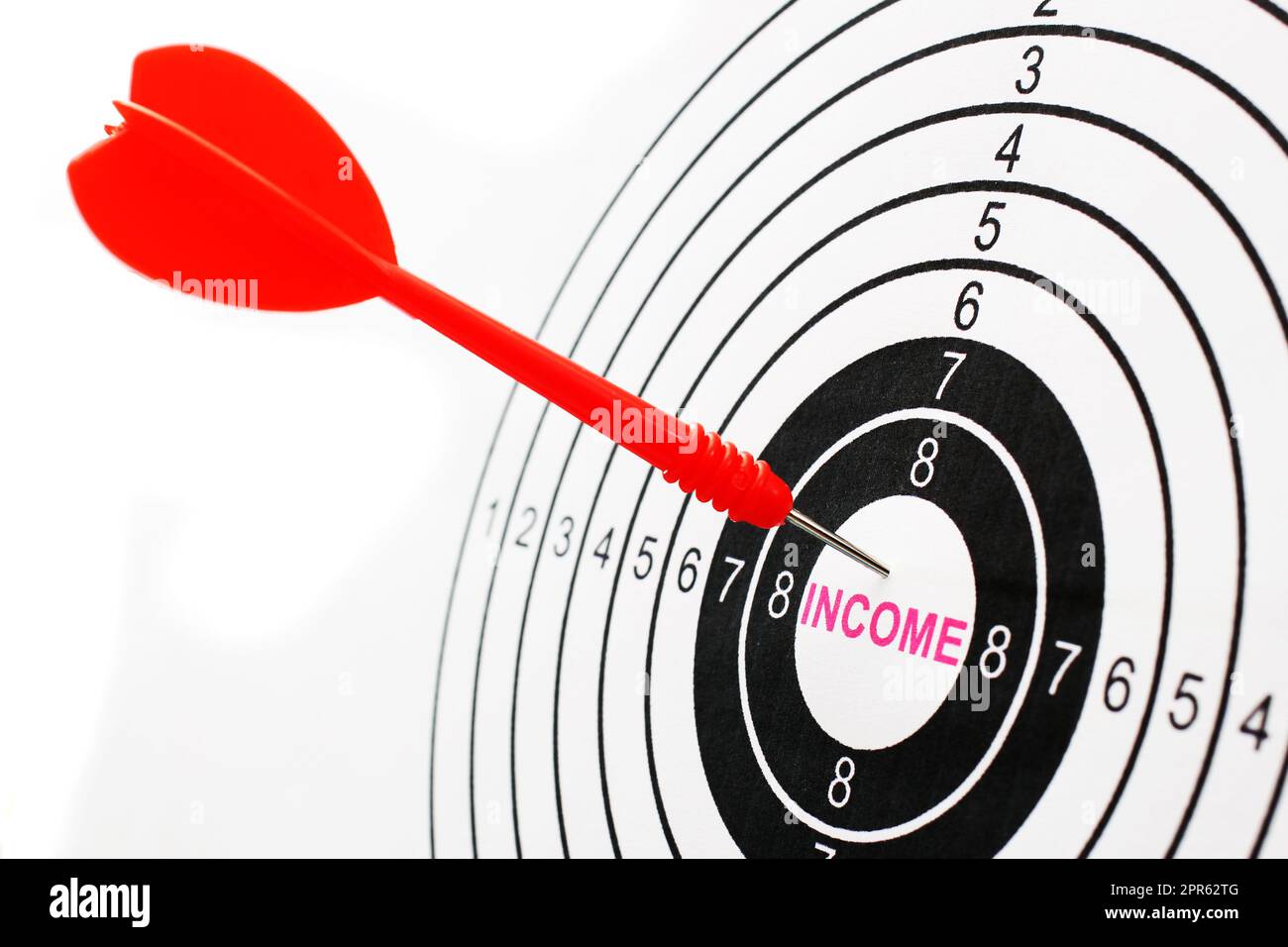 Income target Stock Photo