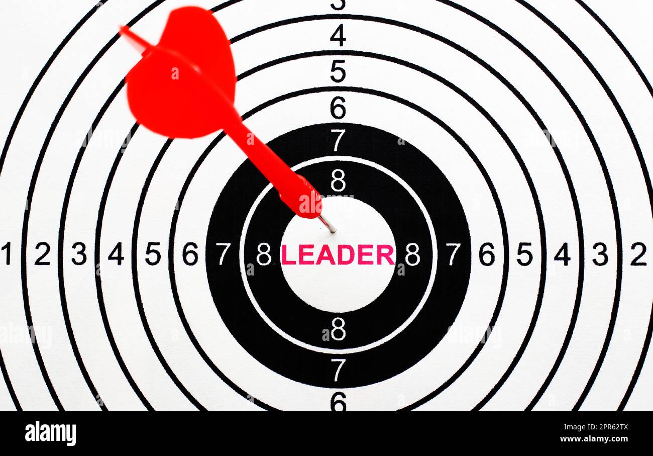 Leader target Stock Photo