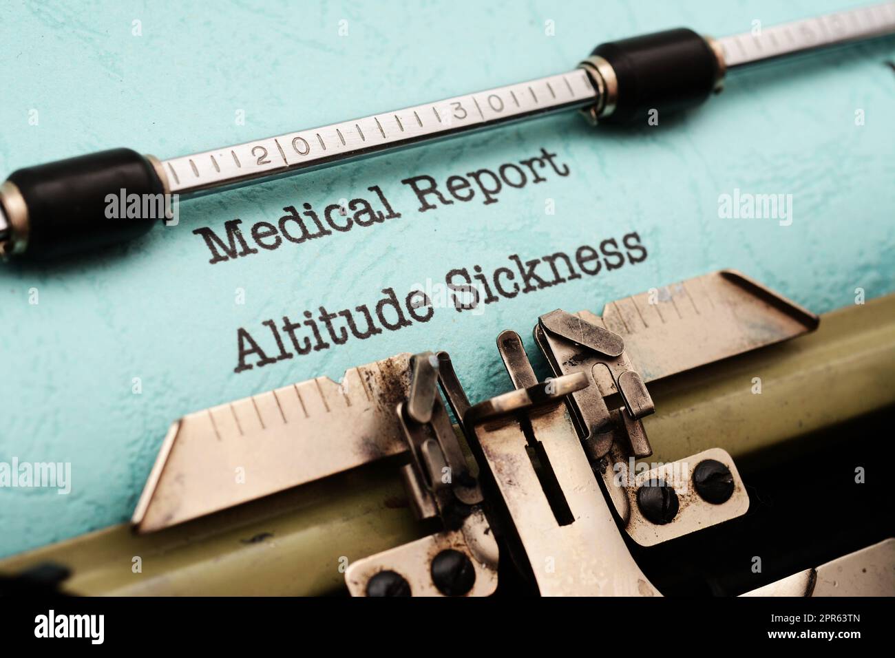 Altitude sickness Stock Photo