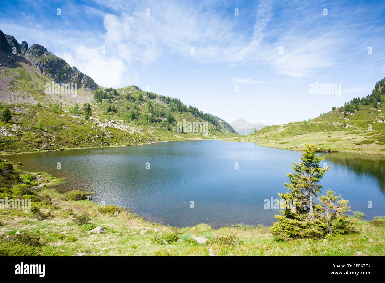 Lagorai mountain range landscape, italian Alps Stock Photo