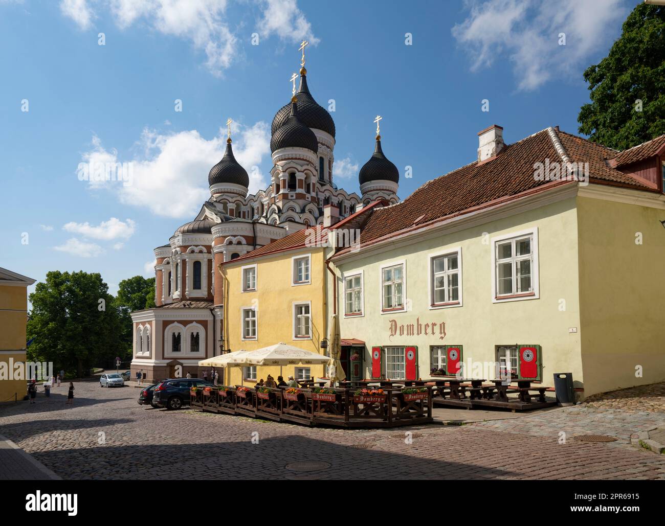 Alexander Nevsky Cathedral in Tallinn, Estonia Stock Photo