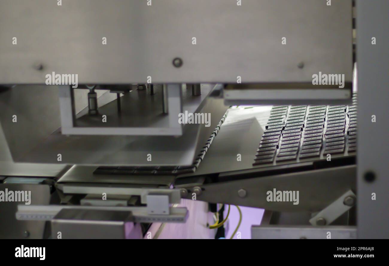 Factory for the production of sweets and chocolate. Automatic line for