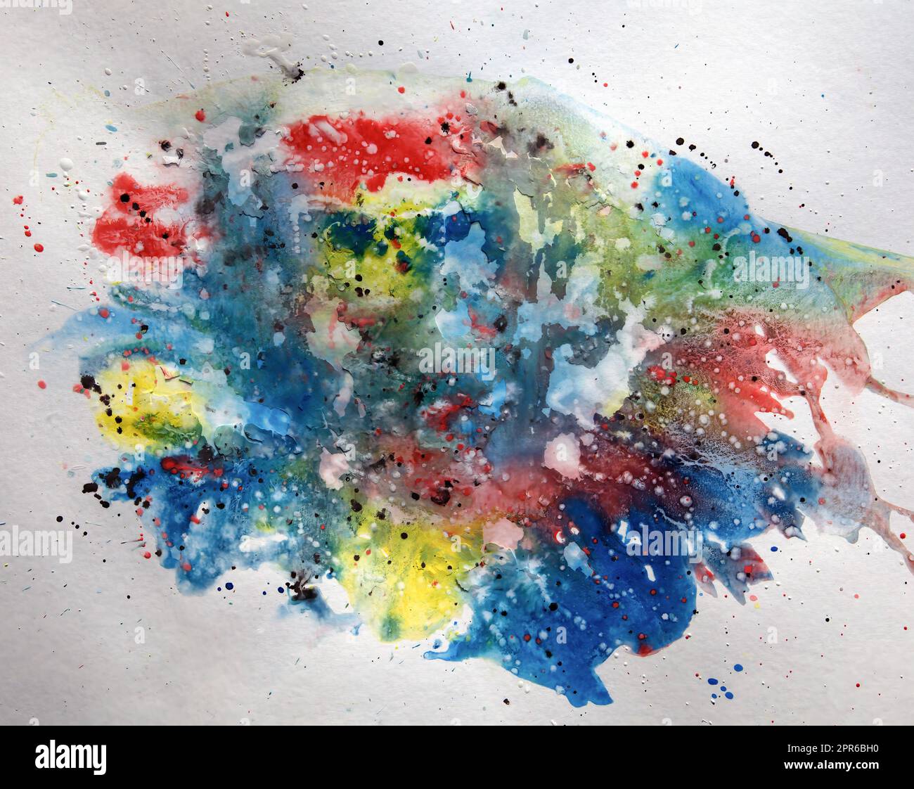 watercolor abstract background real paint stain art splash design