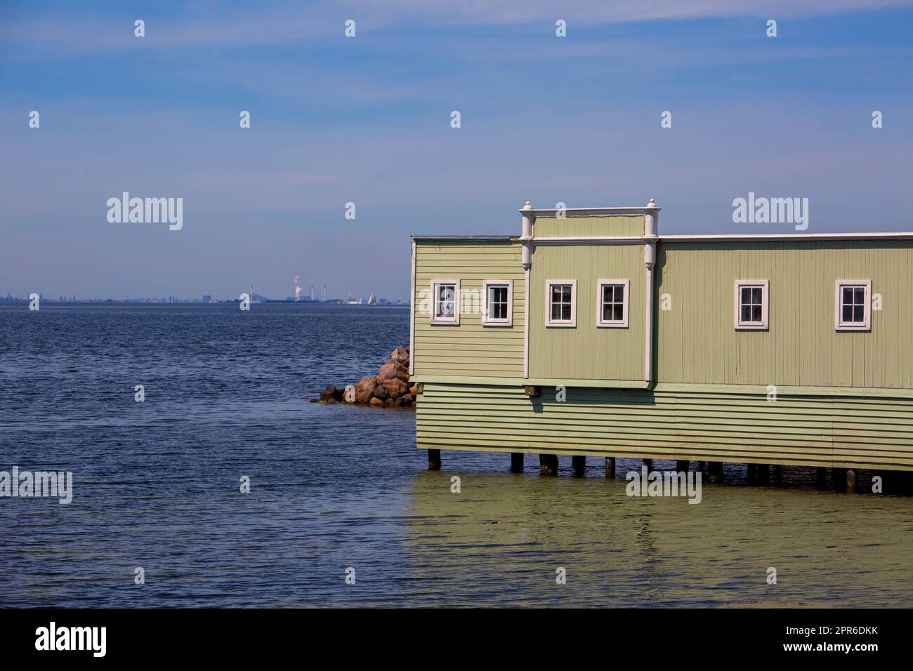 Ribersborgs open-air bath also known as Ribban, Malmo, Sweden. Stock Photo