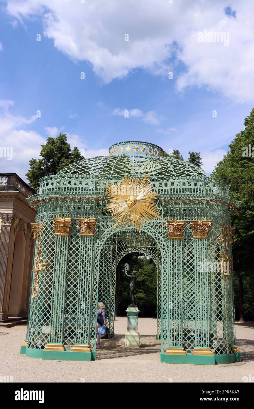 Sanssouci - Ensemble von Schlössern und Gärten Stock Photo