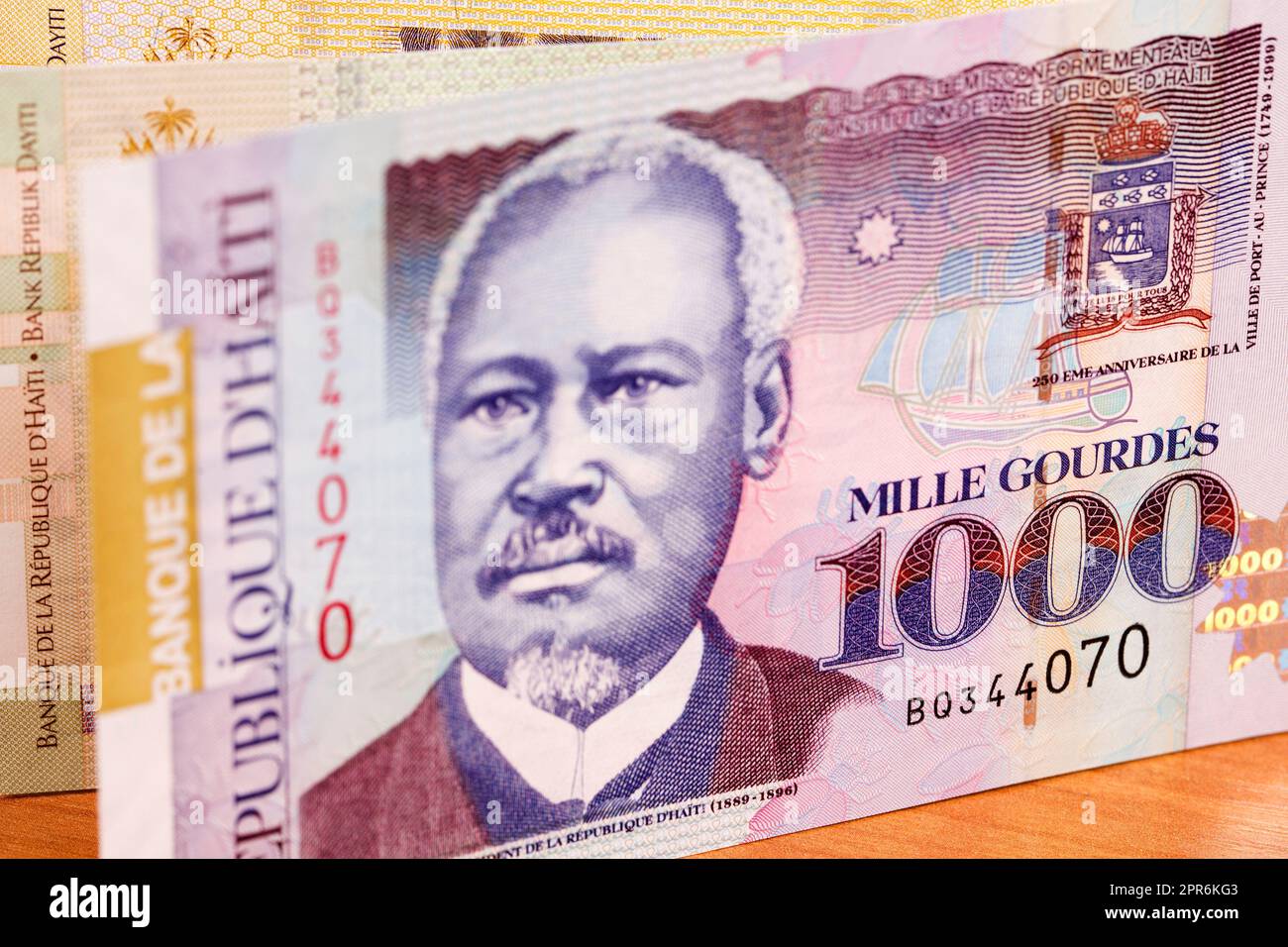 Haitian money gourde a business background Stock Photo Alamy