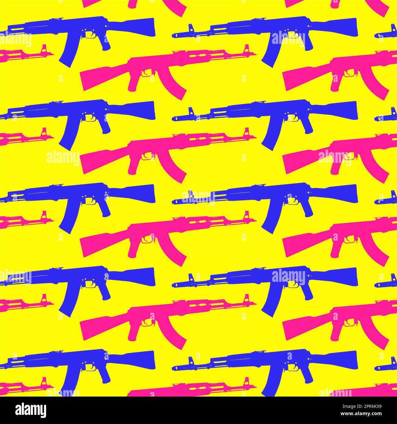 Army. Machine gun AK camouflage military pattern tactical design Stock