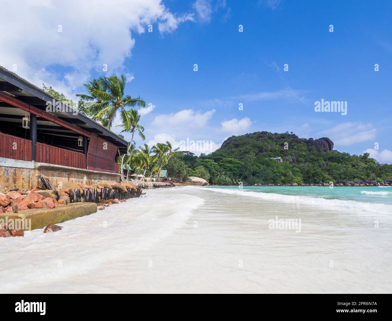 Seychelles - Praslin, Anse Volbert - Cote d´Or Stock Photo
