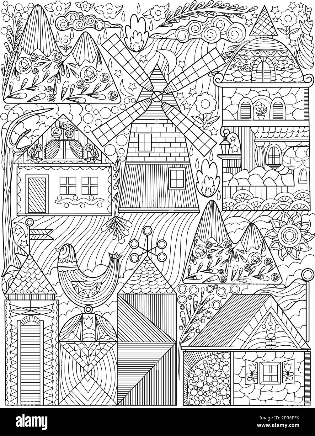 Flowers & Gems: Greyscale Adult Coloring Book, spiral bound coloring book,single