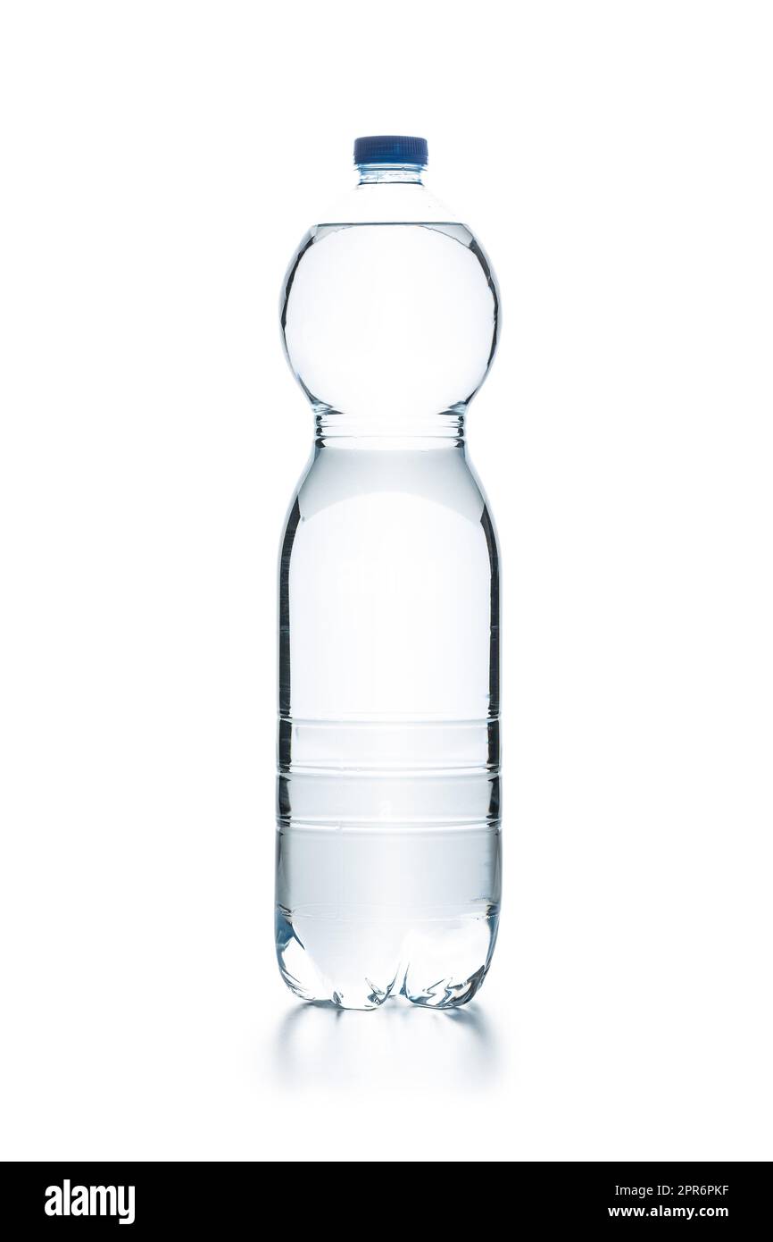 Plastic water bottle isolated on white background Stock Photo - Alamy