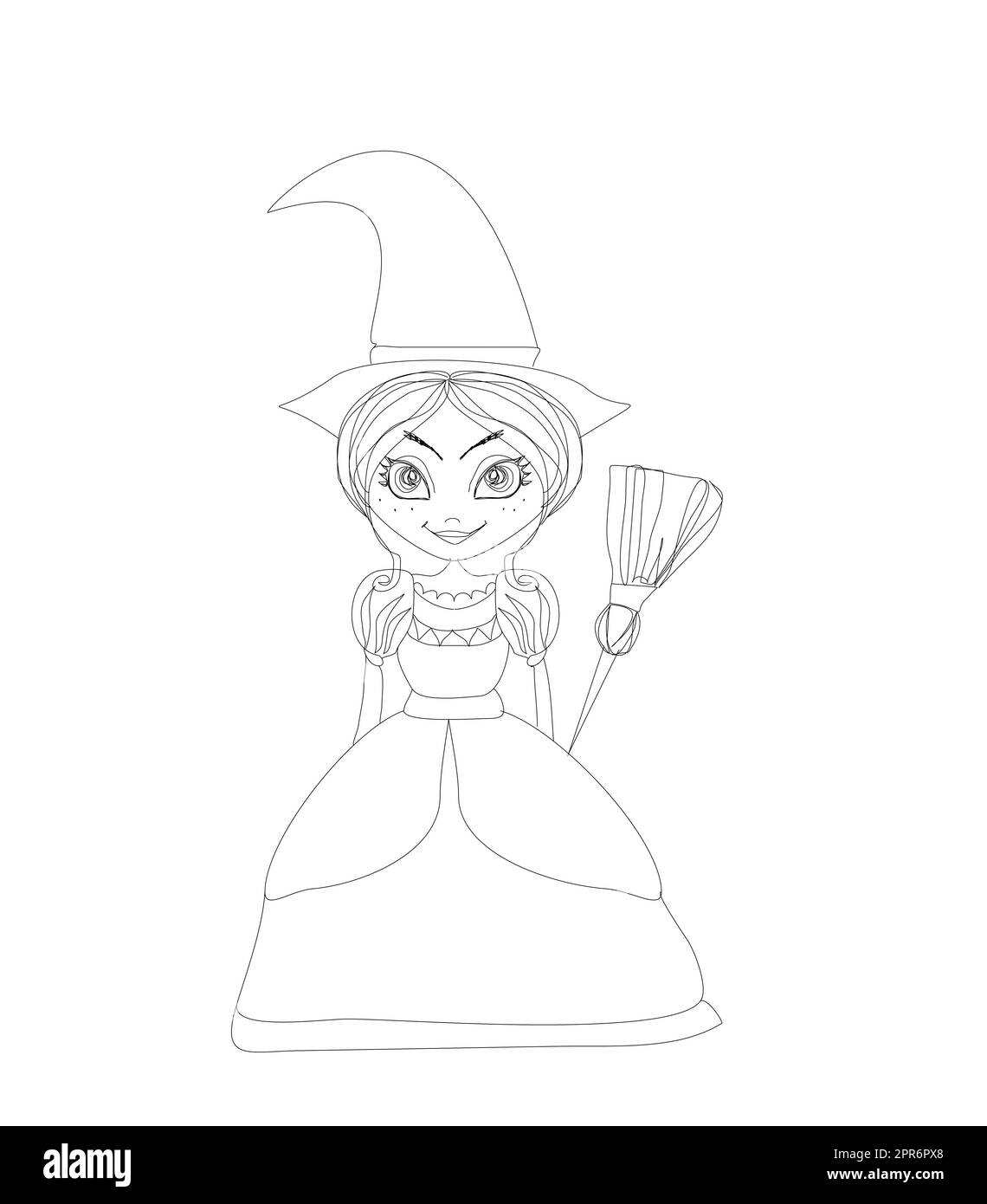Little bride illustration Cut Out Stock Images &amp; Pictures - Alamy