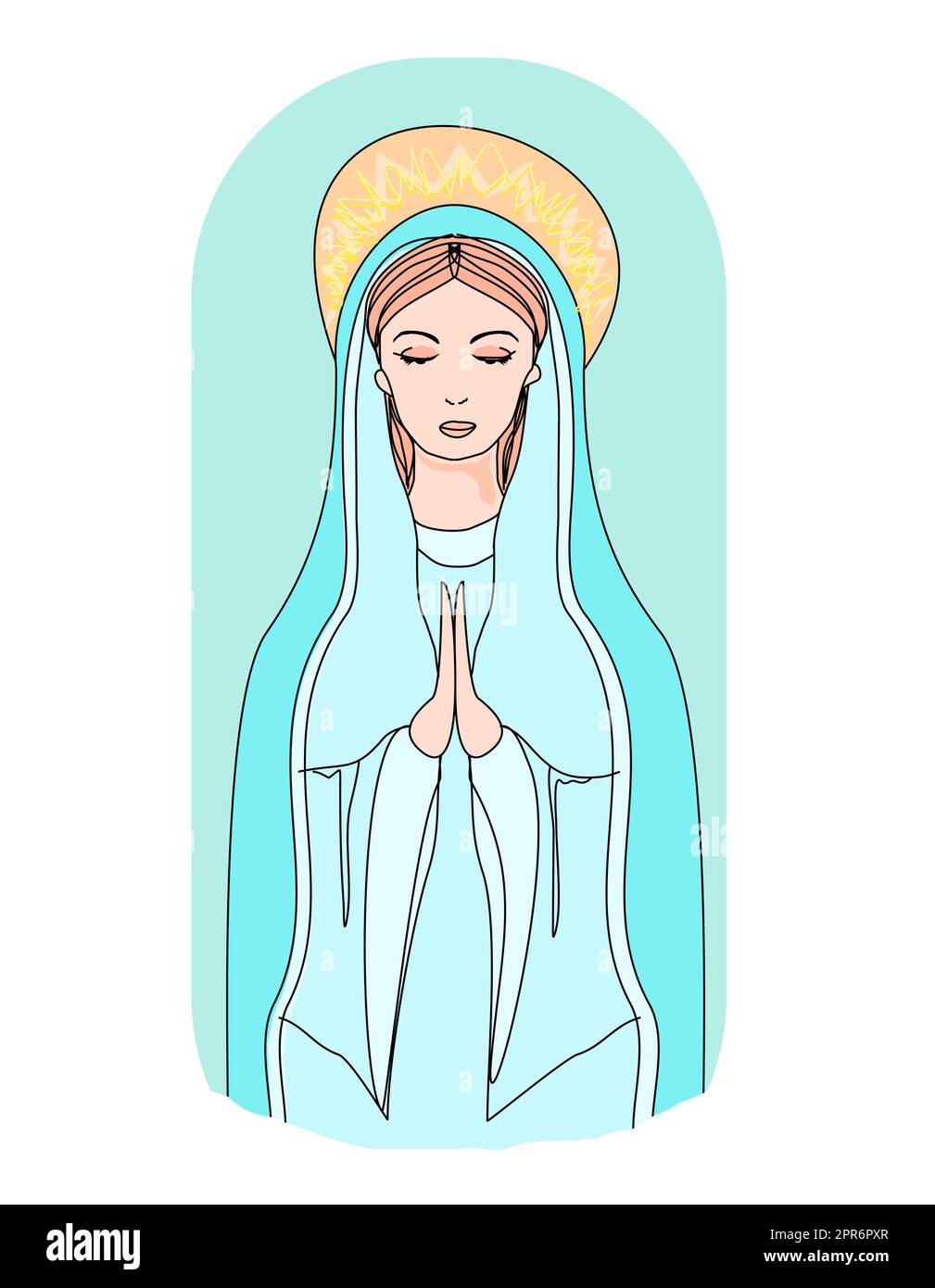 Blessed Virgin Mary Stock Photo - Alamy