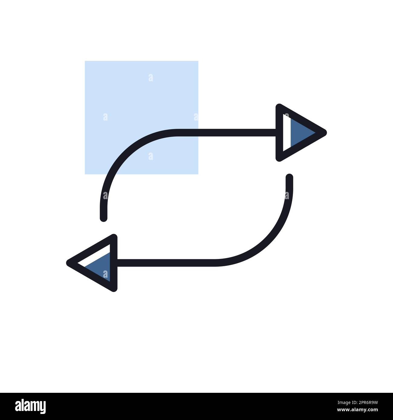 Repeat button vector icon. Music sign. Graph symbol for music and sound web  site and apps design, logo, app, UI Stock Photo - Alamy, image size:1300x1390