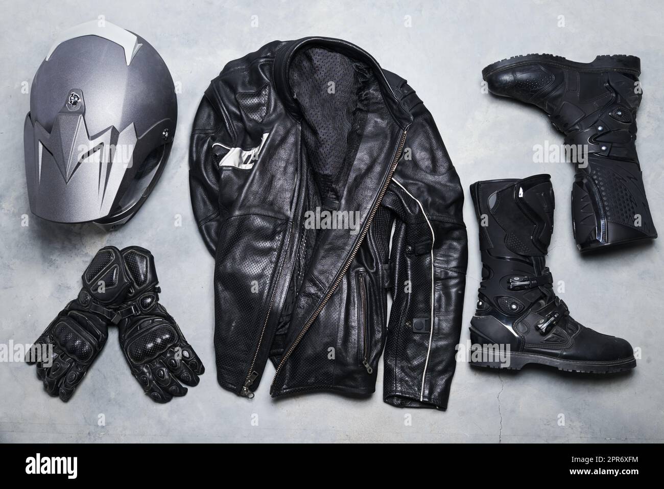 Leather biker cheap gear