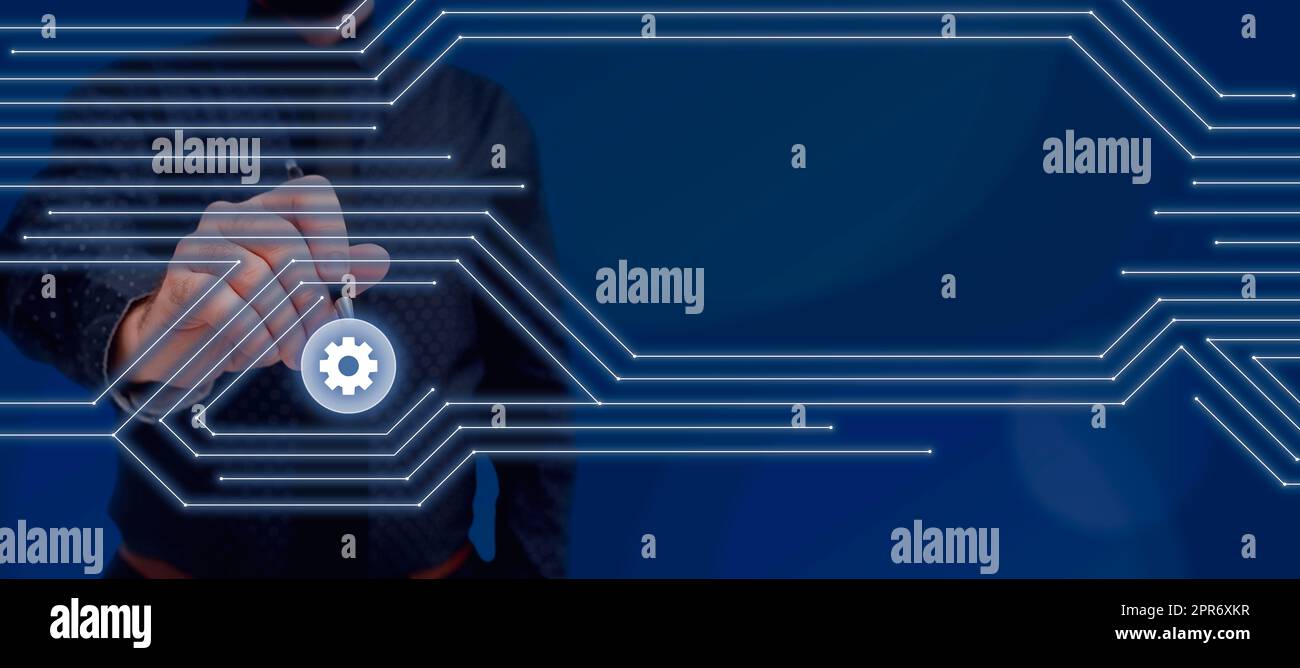Lady in suit holding pen symbolizing successful teamwork accomplishing newest project plans. Woman carrying ballpoint pencil representing combined effort management. Stock Photo