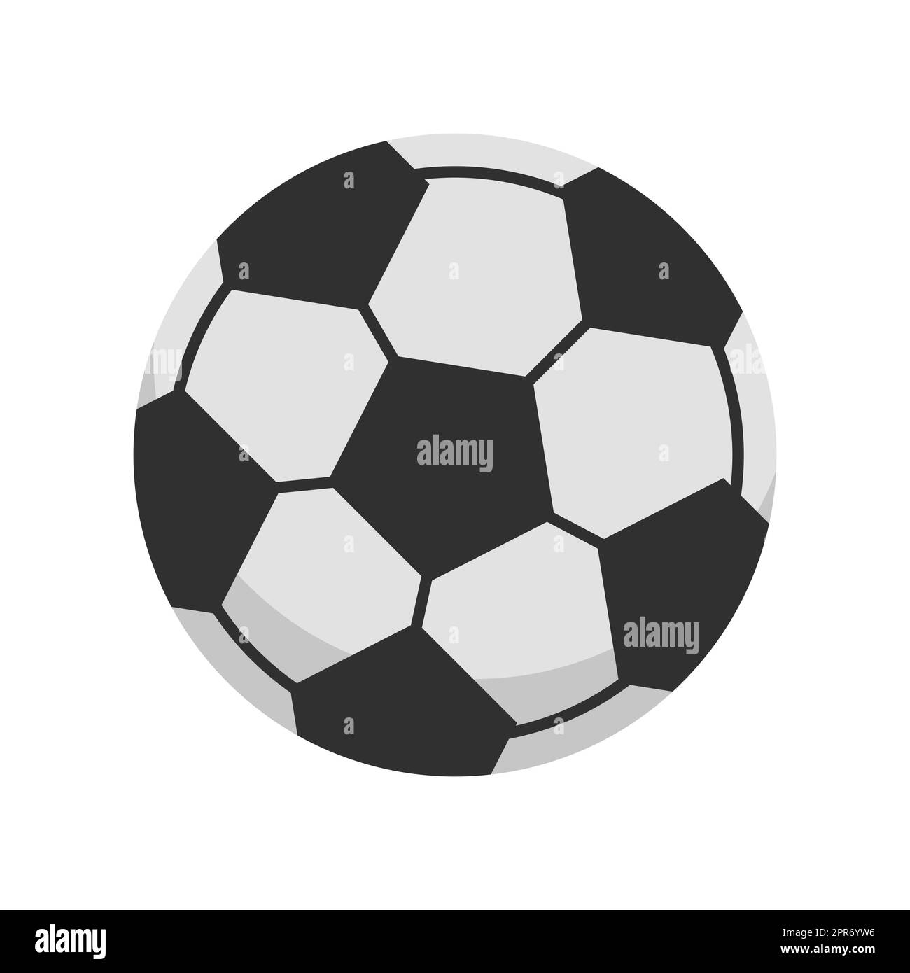 Soccer ball isolated on white background - Vector illustration Stock ...