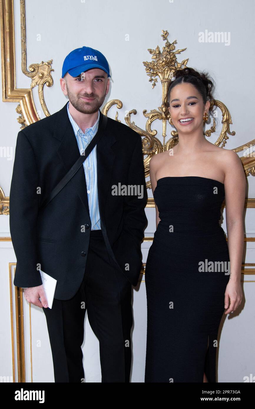 Paris, France. 26th Apr, 2023. Beka Gvcshian and Lena Mahfouf attending