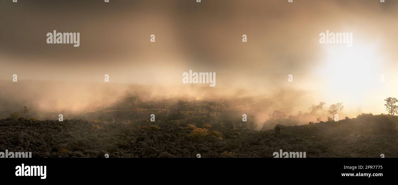 The worlds largest volcano Mauna Loa in Hawaii, Big Island, Hawaii, USA