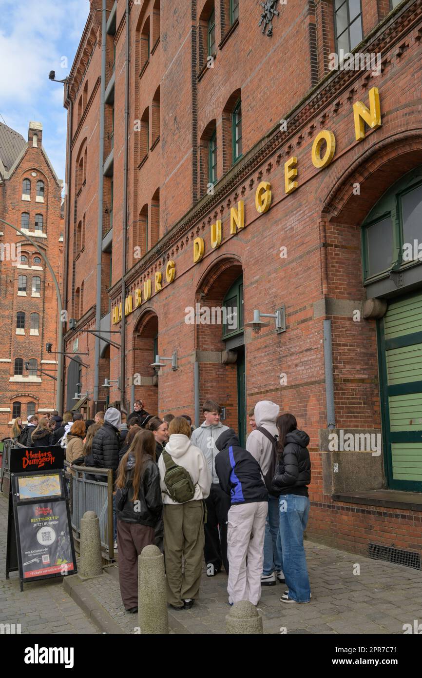 Hamburg Dungeon, Kehrwieder, Speicherstadt, Hamburg, Deutschland Stock  Photo - Alamy