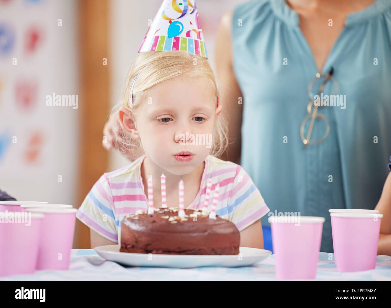 I wish every day was this special. a little girl celebrating her